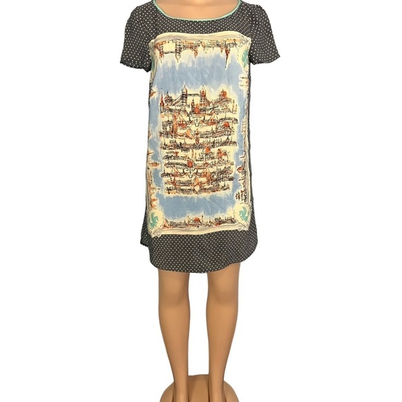 Maeve Dresses & Skirts - Anthropologie Maeve Around Town Silk Tee Dress